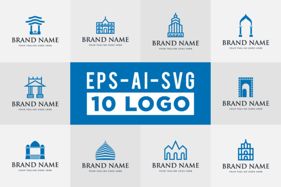 Download Palace Logo Design Set - Set Collection