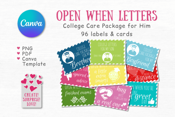 Download College Care Package for Him PDF &amp; PNG - Care Collection