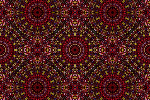 Download Seamless Mosaic Mandala Background Art - Round Collection