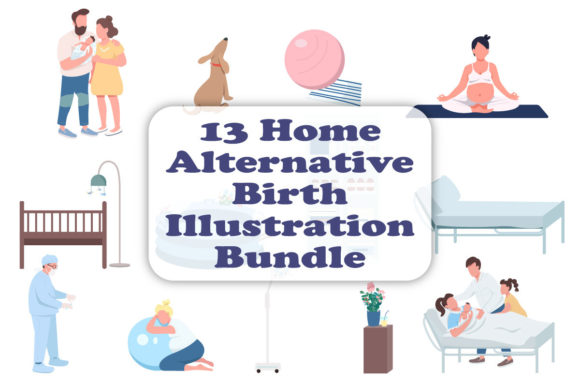 Download Alternative Birth Vector Characters Set - Set Collection