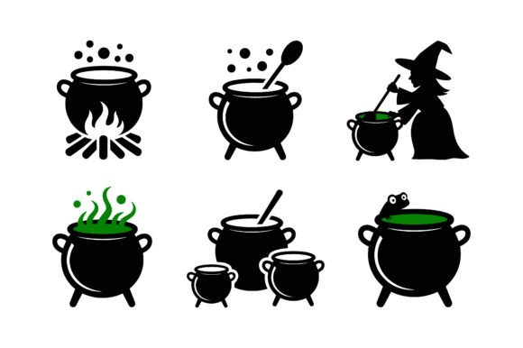 Download Witchcraft &amp; Halloween Icon Set EPS - Set Collection