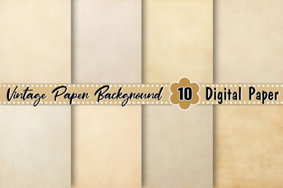 Download Vintage Paper Background - Round Collection