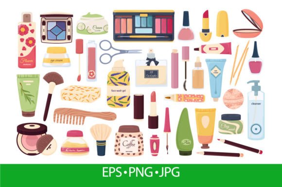 Download Skincare and Makeup Products, Cosmetic - Care Collection