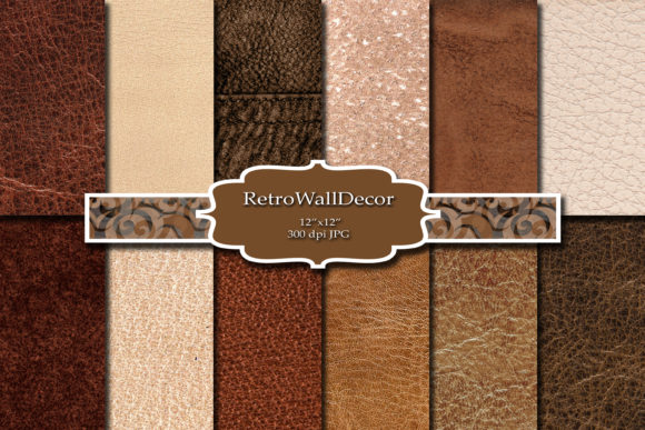 Download Digital Leather Background - Round Collection