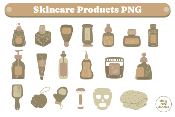 Download Beauty Skincare Bottles and Cosmetics - Care Collection