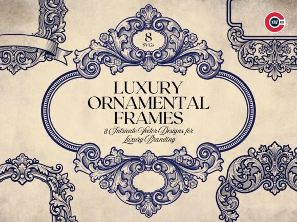 Download Vintage Ornamental Frame Vector Set - Set Collection