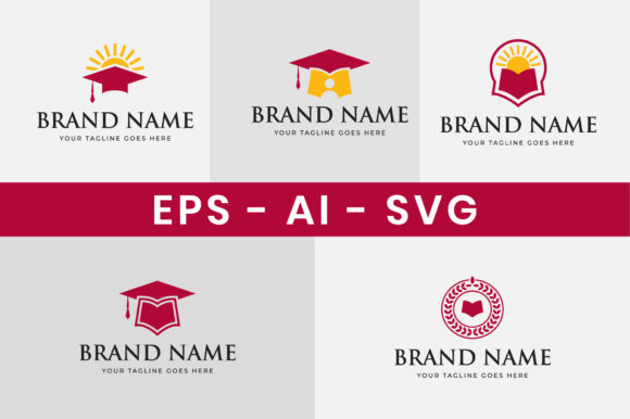 Download Education Logo Design Set - Set Collection