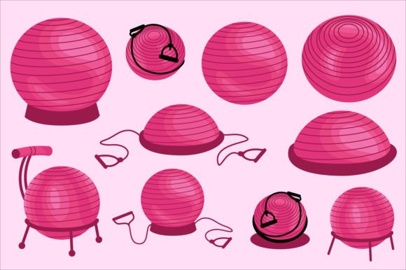 Download Pink Yoga Ball Balance - Premium Resources