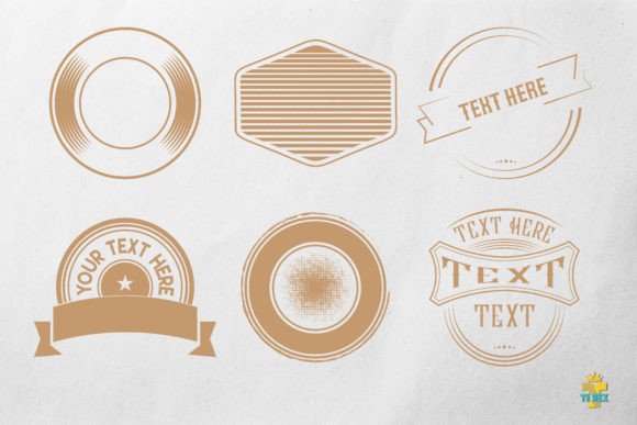Download Vintage Badge Logo Set 1 - Set Collection