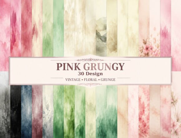 Download Pink Watercolor Background, Soft Paper - Round Collection