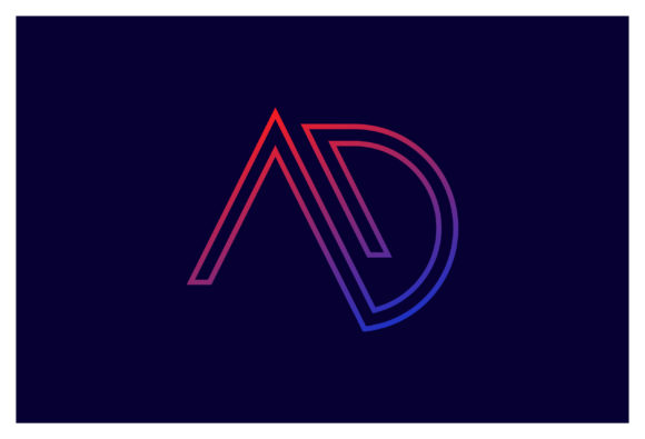 Download AD Initial Letters Business Company Logo - Company Collection