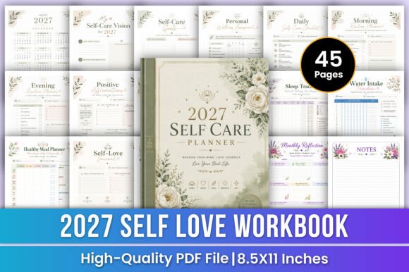 Download 2027 Self Care Planner | Wellness - Care Collection