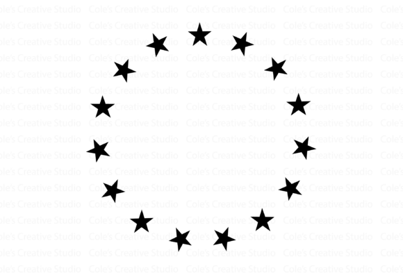 Download Star Wreath Circle Frame Svg - Premium Bundle