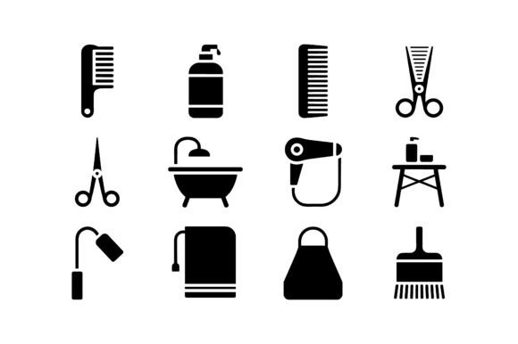 Download Hair Salon &amp; Hairstylist Icon Set - Set Collection