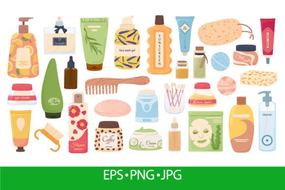 Download Skincare and Beauty Products, Cosmetics - Care Collection